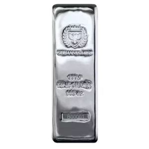 100oz Germania Mint Silver Bar