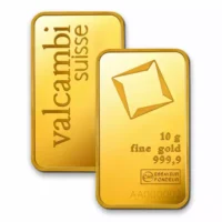 10g Valcambi Minted Gold Bar