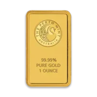 1oz Australian Perth Mint gold bar - minted