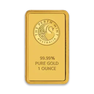 1oz Australian Perth Mint gold bar - minted