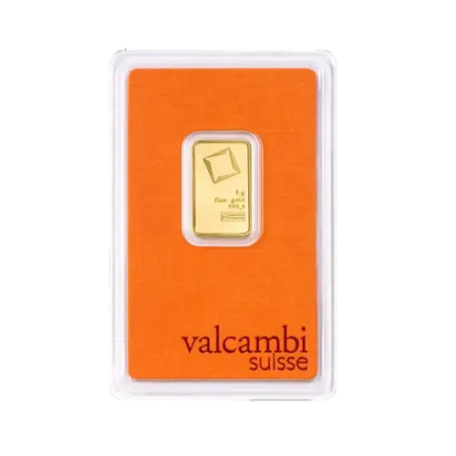 5g Valcambi Minted Gold Bar