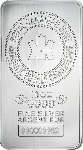 10oz Johnson Matthey Silver Bar