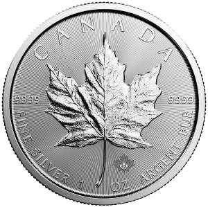2026 1oz Canadian Silver Maple Leaf