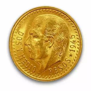 Mexico 2.5 Peso Gold Coin
