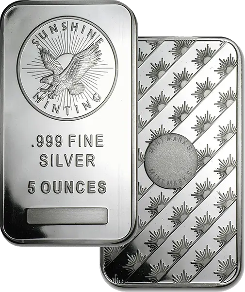 5oz Generic Silver Bar